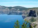 Lassen/Crater Lake/Rouge River; Crater Lake; cloud reflectionsx