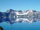 Lassen/Crater Lake/Rouge River; Crater Lake; East rim still water