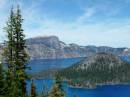 Lassen/Crater Lake/Rouge River; Crater Lake; wizards island from west rim